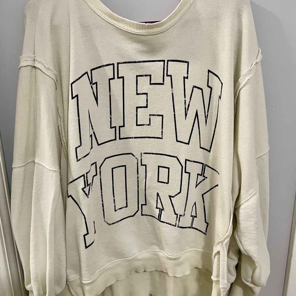 We The Free Off-White New York Graphic Sweatshirt